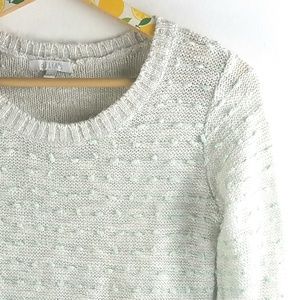 White Mint Sweater Sz Small
